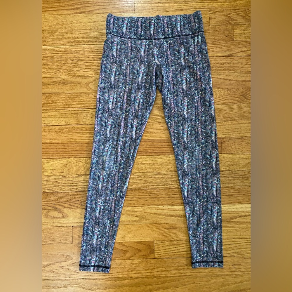 Victoria’s Secret Leggings Women’s Medium Angels Rainbow Feathers Loungewear